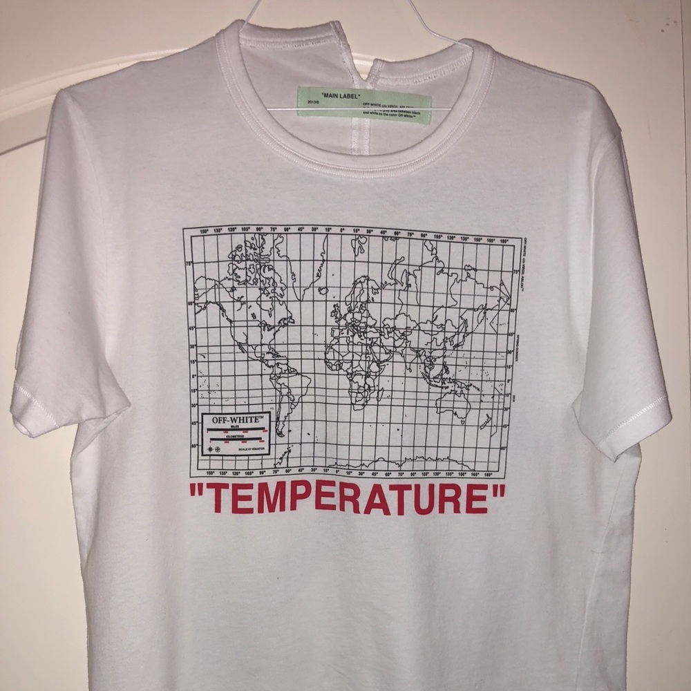 Off-White c/o Virgil Abloh Temperature Spliced Tee
